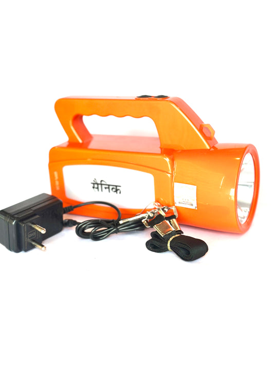 Glowbeam Sainik Rechargeable Torch with Reverse Mobile Charging & USB Port With 1.km Torch Range