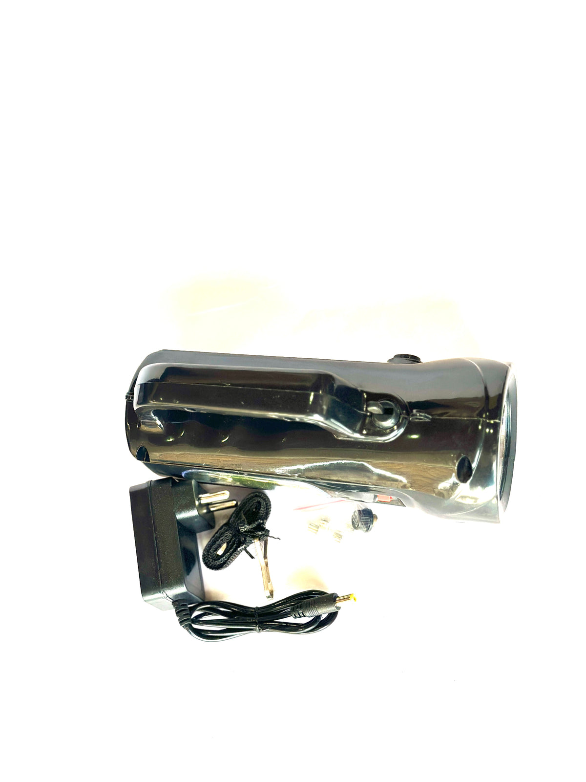 Glowbeam Noori Model 8 Rechargeable LED Torch – 1+ KM Long Range Searchlight with Side Light and Usb Mobile Charging System