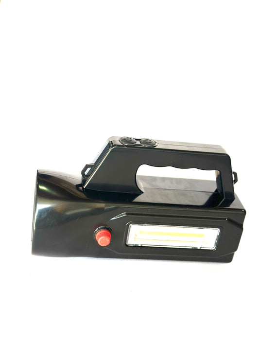 Glowbeam Noori Model 8 Rechargeable LED Torch – 1+ KM Long Range Searchlight with Side Light and Usb Mobile Charging System