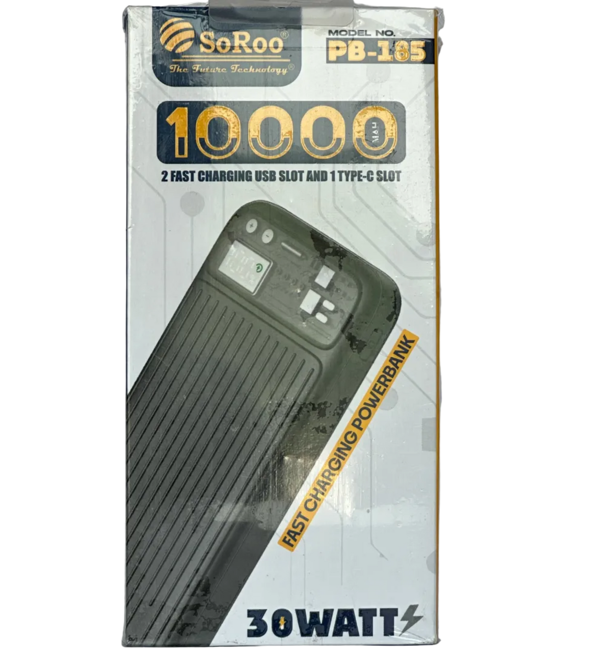 SoRoo PB-185 10000mAh 30W Fast Charging Powerbank