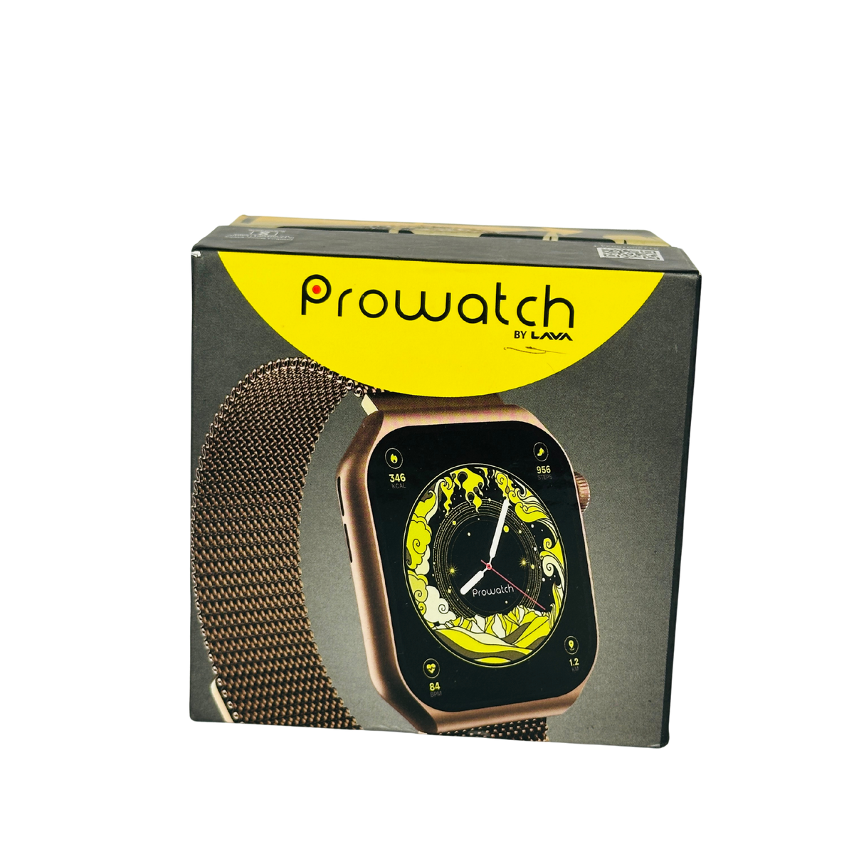 Prowatch by Lava Smartwatch with Premium Metal Mesh Strap – Stylish Smart Watch