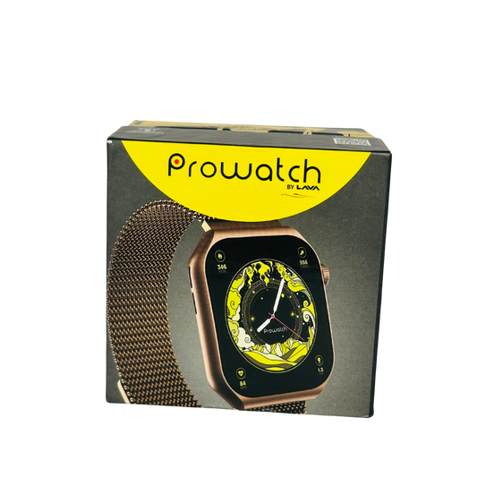 Prowatch by Lava Smartwatch with Premium Metal Mesh Strap – Stylish Smart Watch