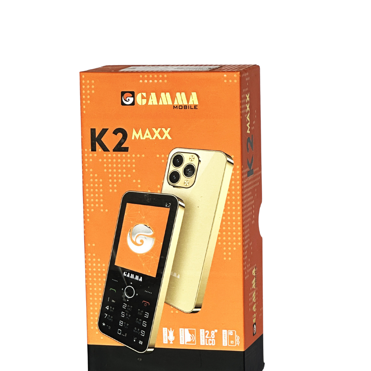 Gamma Mobile K2 Maxx Feature Phone – 2.8" LCD Keypad Mobile